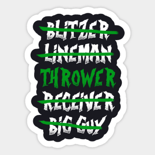 Thrower Blood Bowl Sticker